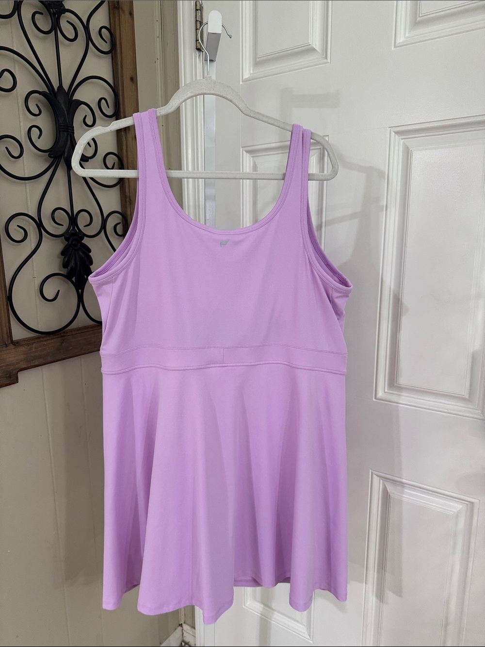 Fabletics Lavender Scoop Neck Jumpsuit Romper - Picture 6 of 7